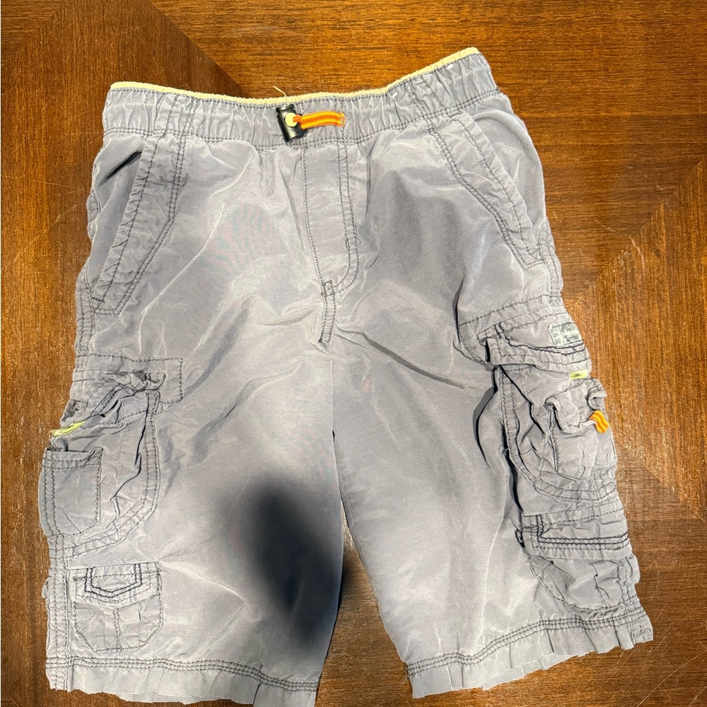 Boy's Gray Cargo Shorts